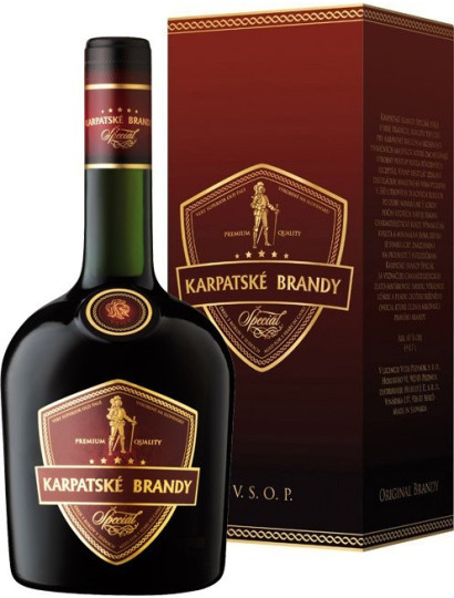 Karpatské  brandy špeciál krt 40% 0,7l
