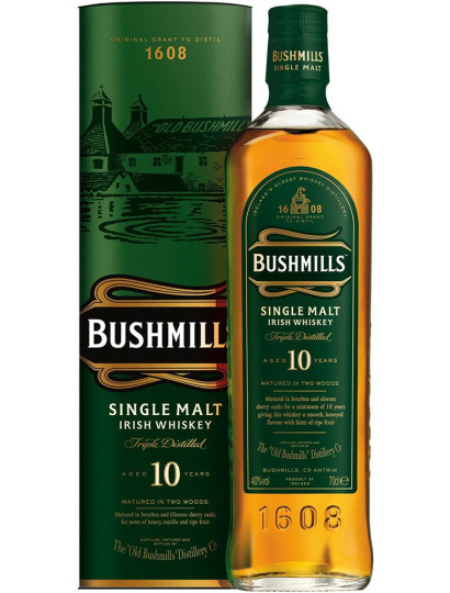 Bushmills 10YO 40% 0,70l Tuba