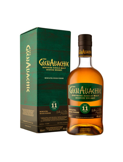GlenAllachie 11 Y.O. Mocatel Wood Finish  48% 0,7l