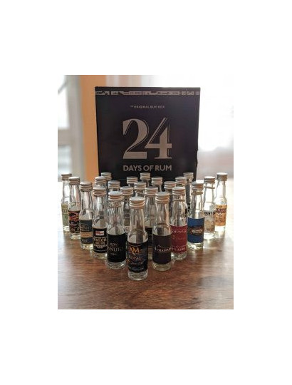 Rum naptár-24 napos rum 41,2% 24 x 0,02l