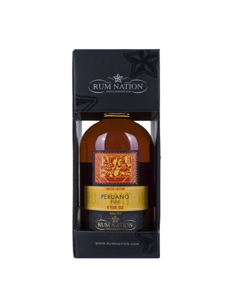 Rum Nation Peruano 8YO Gift 42% 0,7l