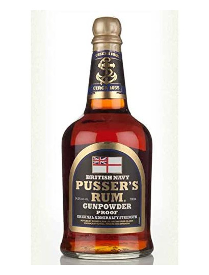 Pussers British Gunpowder proof  54,5% 0,7l
