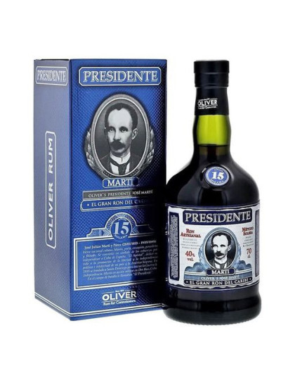 Presidente Marti 15 Anos Ron GB 40% 0,7l