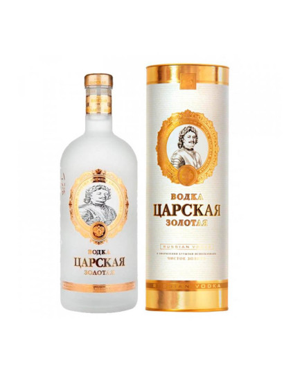 Vodka Carska Gold Gift 1L 40% 1,0l