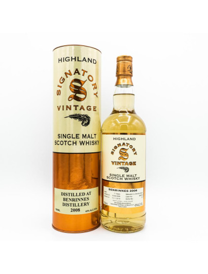 Signatory Benrinnes 2008 Aged 12 Y. 43% 0,7l Gift