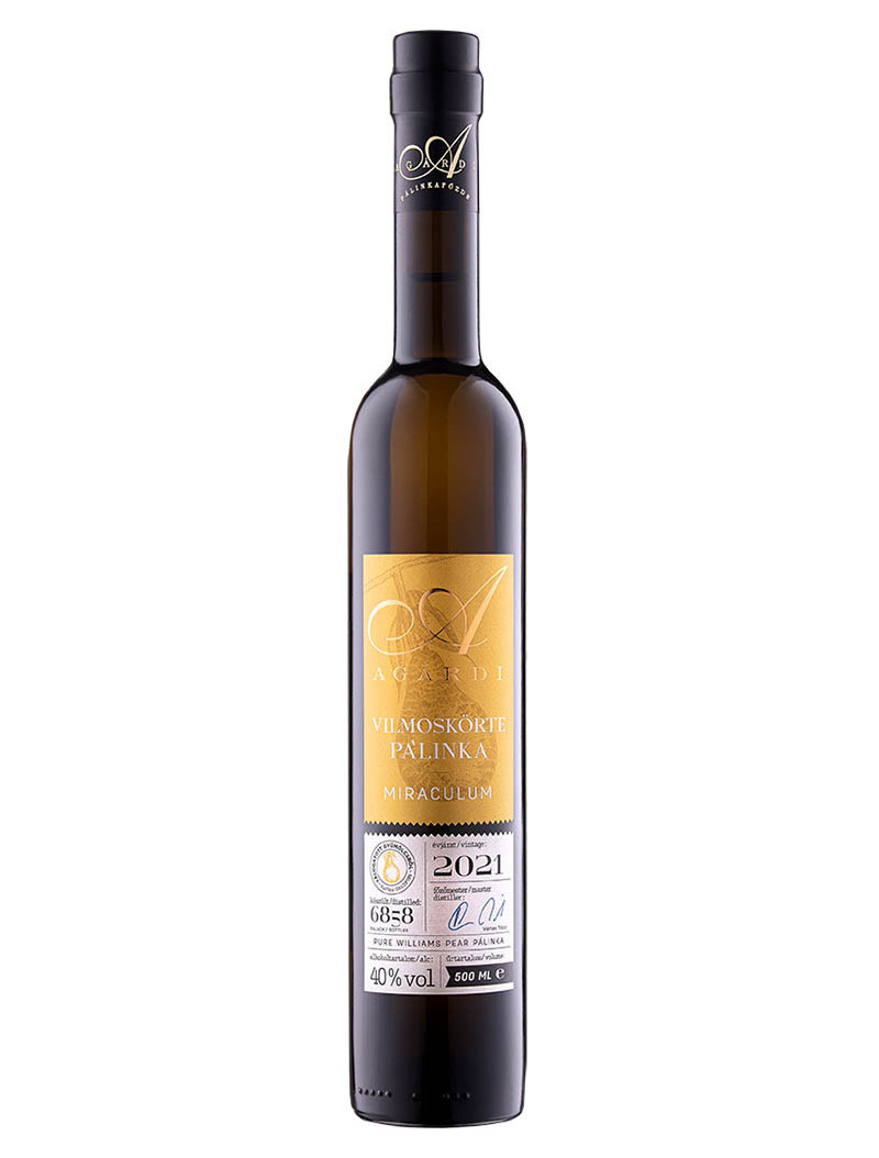 Agárdi Vilmoskörte Pálinka 40% 0,5l