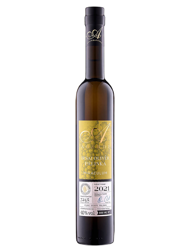 Agárdi Irsai Olivér Szőlőpálinka 40% 0,5l
