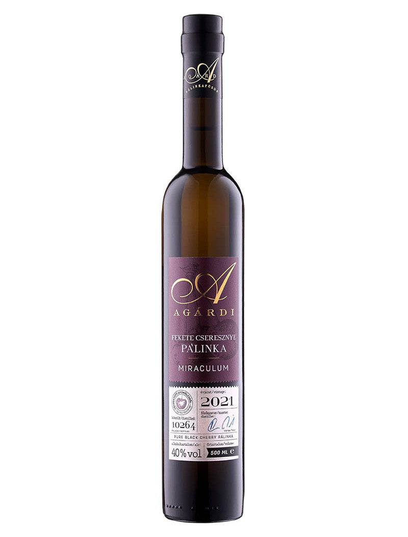 Agárdi Fekete cseresznye pálinka 40% 0,5l