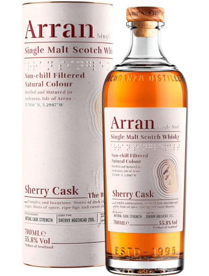 Arran Sherry Cask Whisky 55,8% 0,7l GIFT