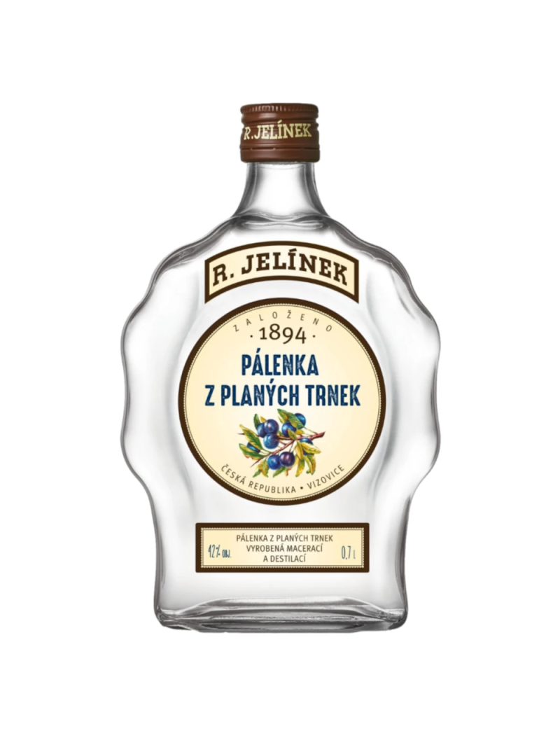 Budík Pálenka z planých Trnek 42% 0,7l