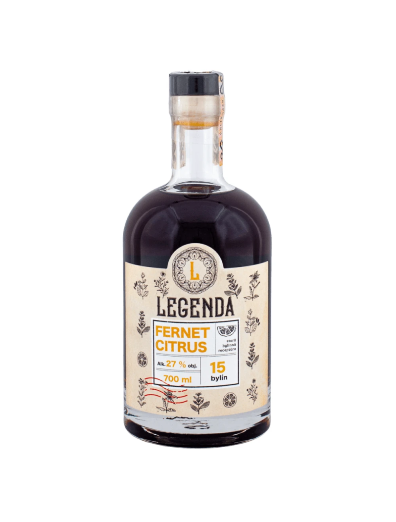 Fernet Citrus Legenda 27% 0,7l