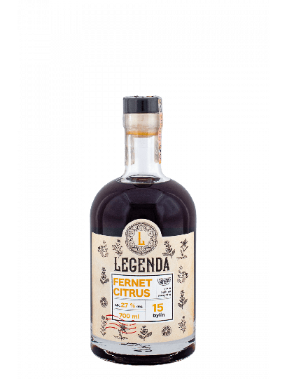 Fernet Citrus Legenda 27% 0,7l