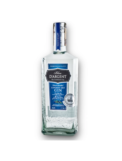 GIN Bleu D´ARGENT London dry 40% 0,7l
