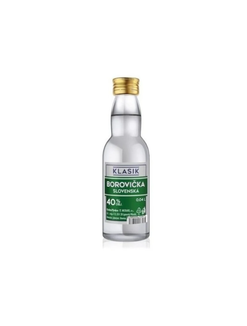 Klasik Borovička Slovenská 38% 0,04l