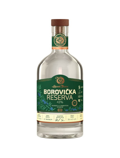 Borovicska RESERVA 43% 0,7l
