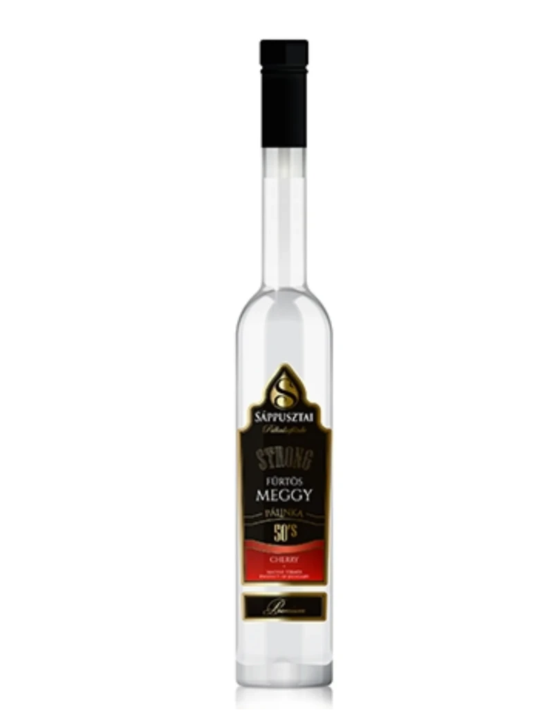 Sáppusztai Fürtös Meggy strong pálinka 50% 0,5l