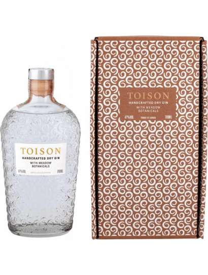 TOISON remeselný gin 0,7l 47% darčeková krabica Exclusive