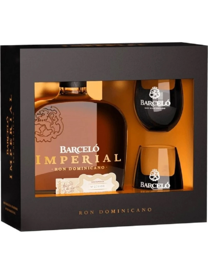 Rum Barceló Imperial+2pohár 38% 0,7l