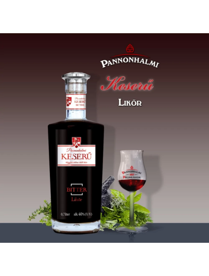 Pannonhalmi keserű likőr 0,7l 40%