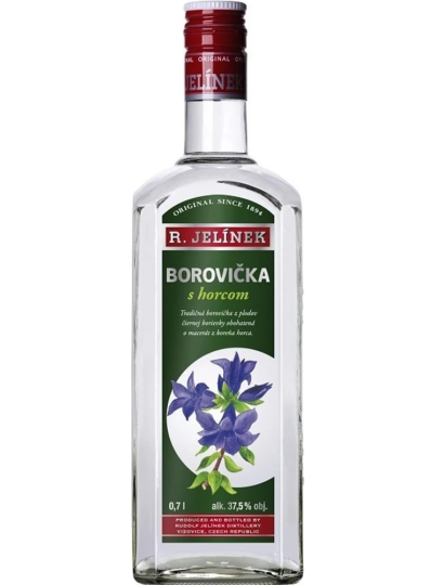 Borovicska enciánnal (tárniccsal)R. Jelínek 37,5% 0,7l