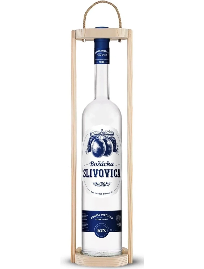Bošácka slivovica 52% 1,5l drevo