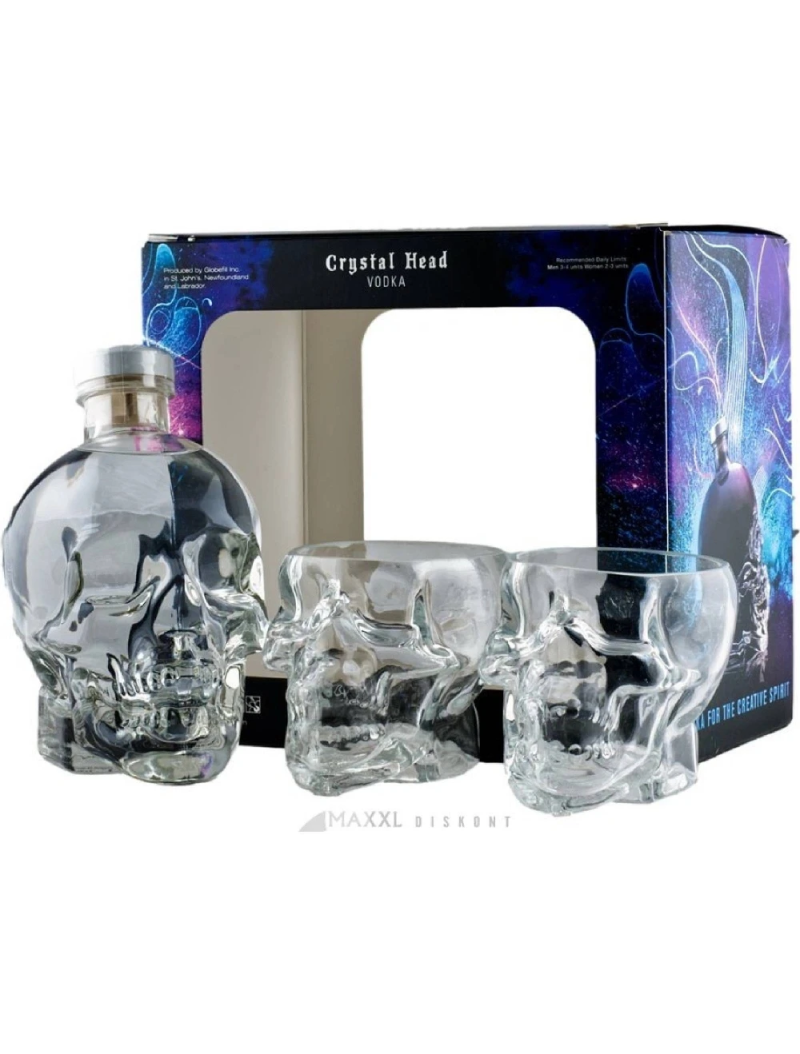 Crystal Head + 2pohár GBX 40% 0,7l