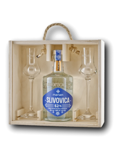 MARSEN Slivovica 42% 0,5l+2pohár