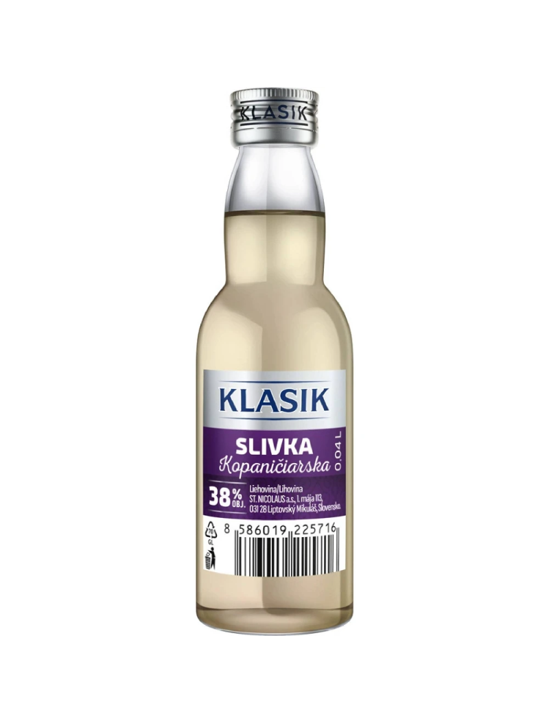 Klasik Kopaničiarska Slivka 38% 0,04l