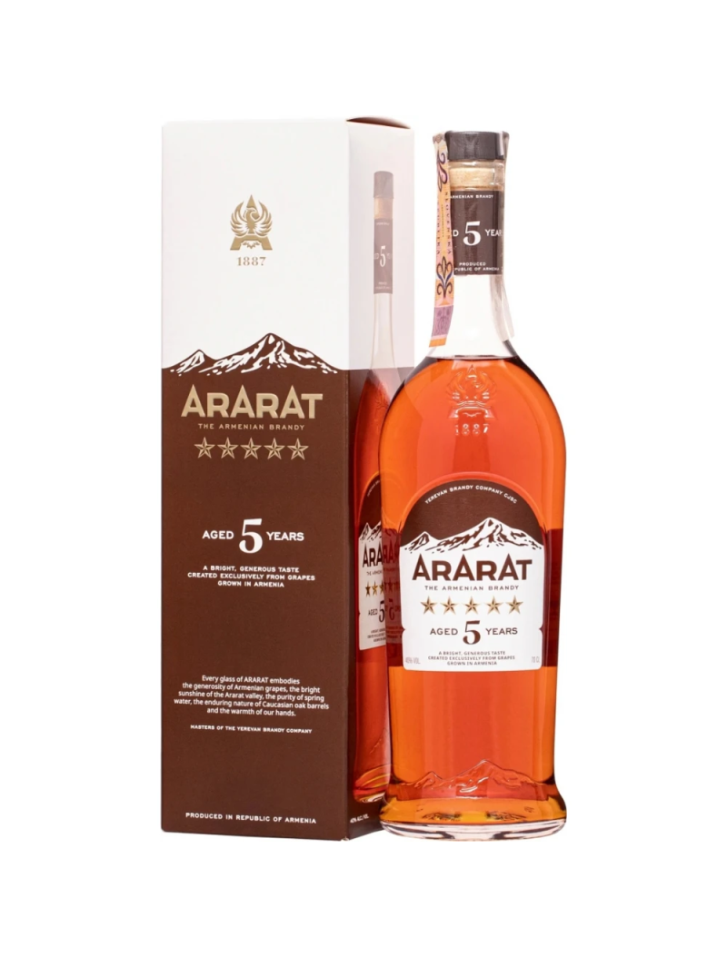 Ararat Brandy 5 YO 40% 0,7l