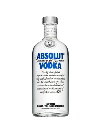 Absolut vodka 40% 0,7l