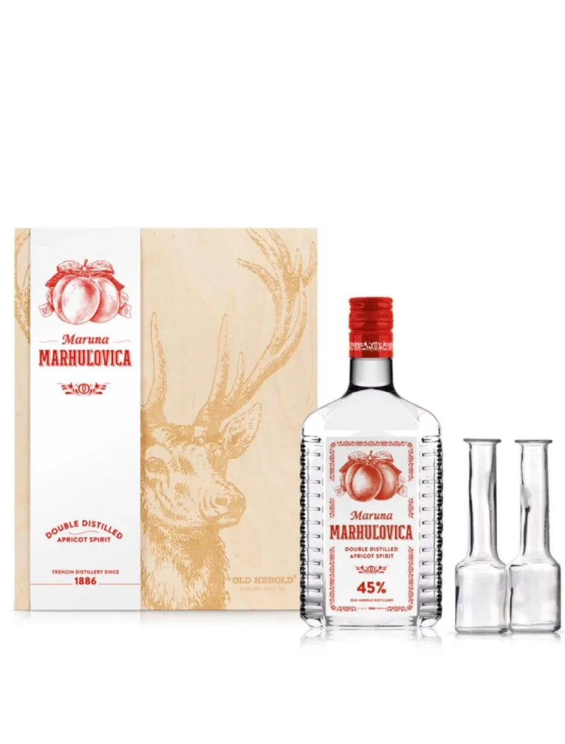 Maruna Marhuľovica 45% 0,7l kazeta2 pijačky (motív Jeleň)