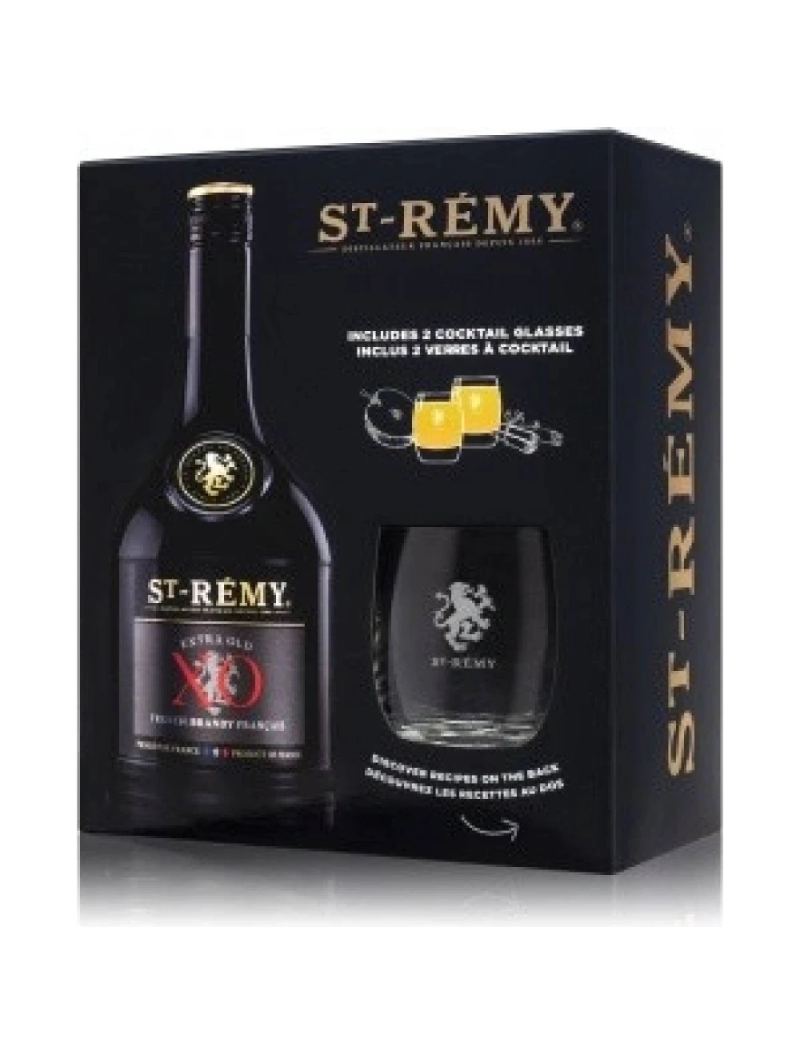 St-Rémy XO  40% 0,7l + 2 Pohár