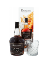 Dictador 10YO Rum + Pohar GBX 40% 0,7l