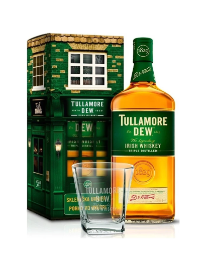 Tullamore Dew + 1 Pohár GBX 40% 0,7l