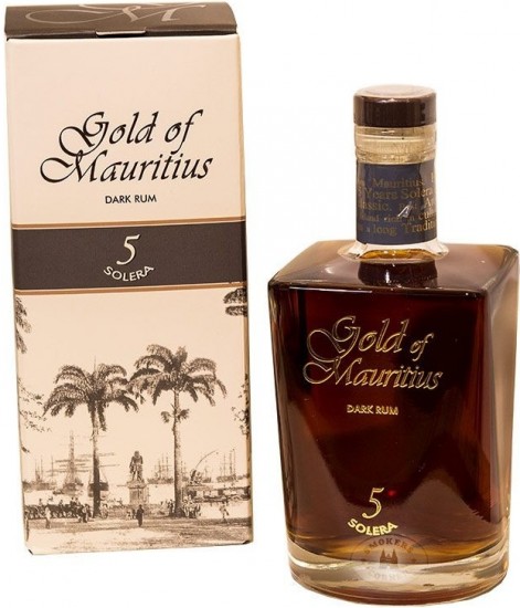 gold of mauritius dark rum 5 yo 0.70l 2619